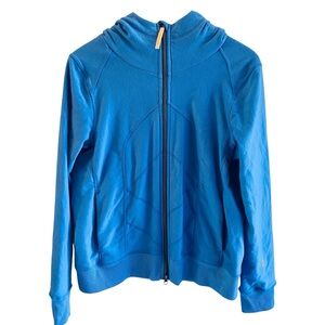 INDYGENA Blue Technical Full Zip Up Jacket Hooded